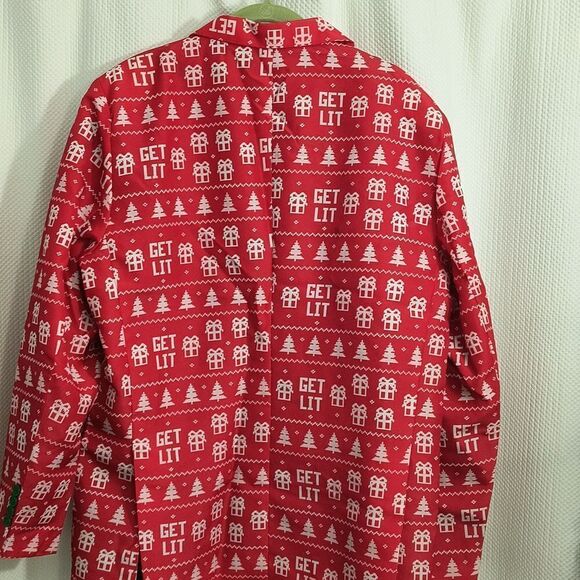 Christmas Blazer Get Lit Men's - Picture 3 of 4